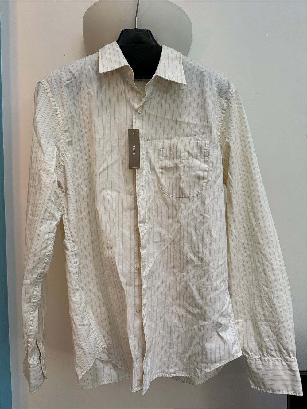 Men's J Crew Slim Large Classic Stripe Button-Up Shirt